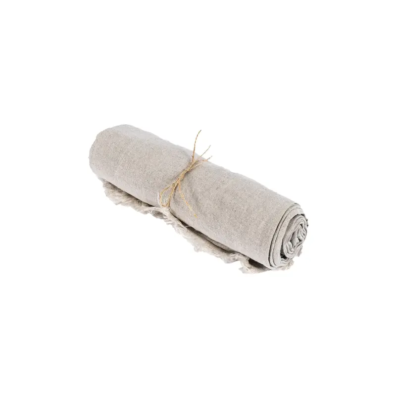 Bazar Bizar-collectie Linnen Tafelkleed - Beige - 150x150