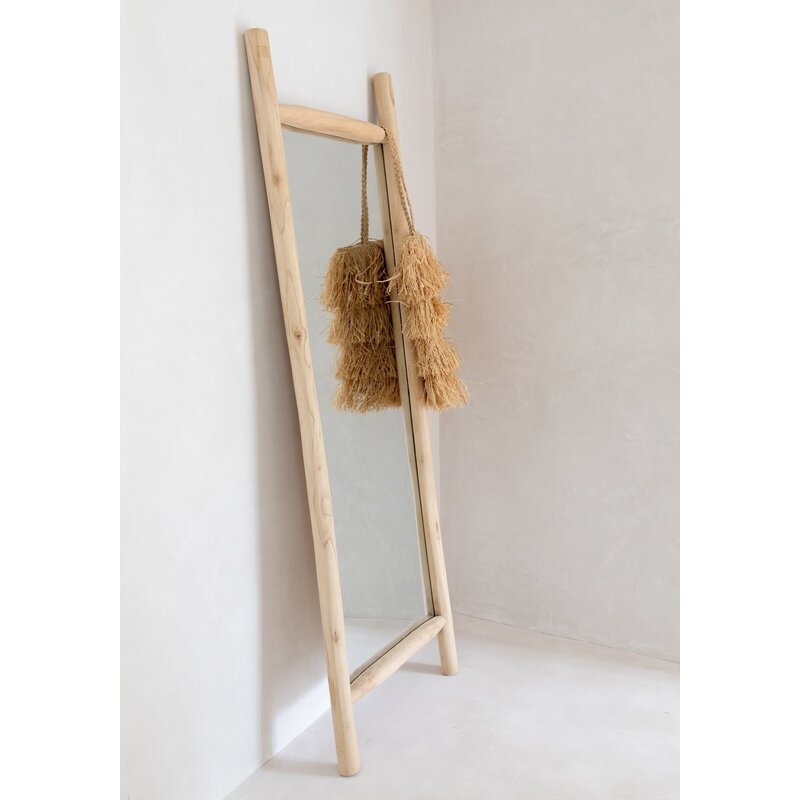 Bazar Bizar-collectie Raffia Bahamas Tas - Naturel