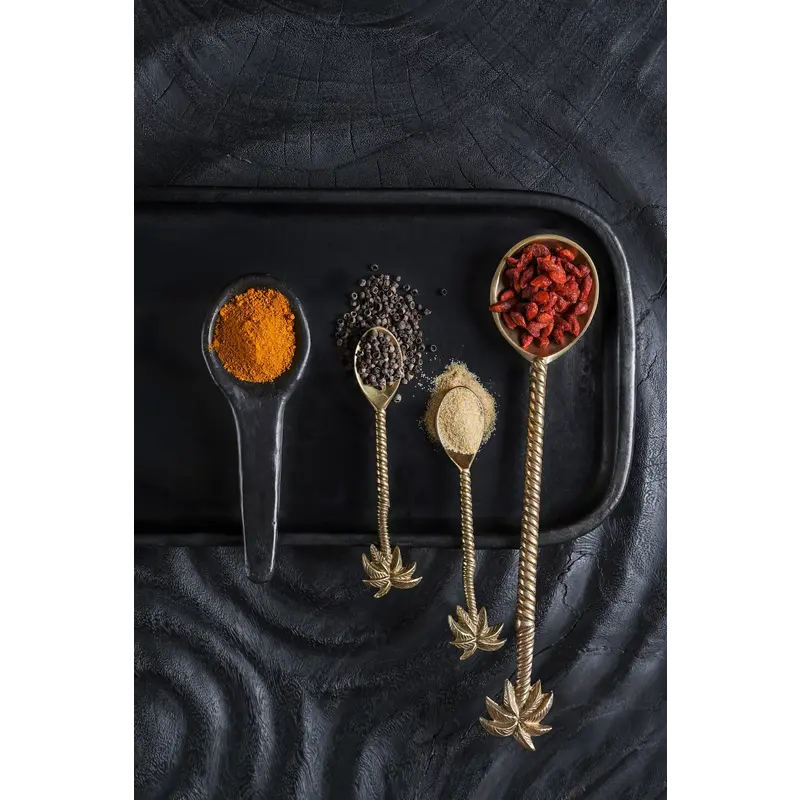 Bazar Bizar The Palm Tree Salad Spoon - Gold