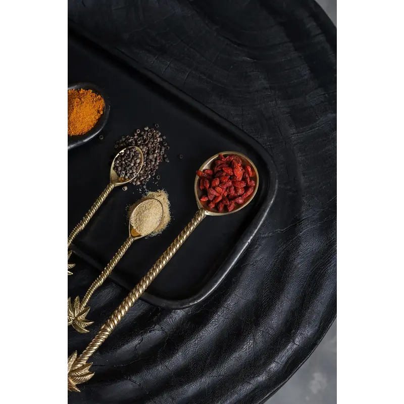Bazar Bizar The Palm Tree Salad Spoon - Gold