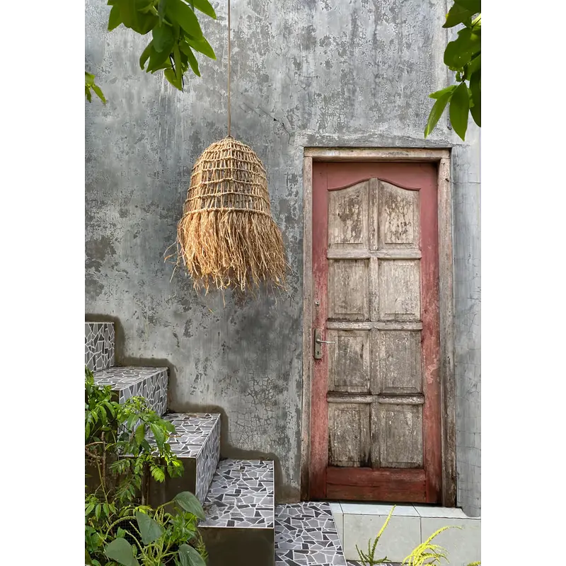 Bazar Bizar-collectie Casita Hanglamp - Naturel - L