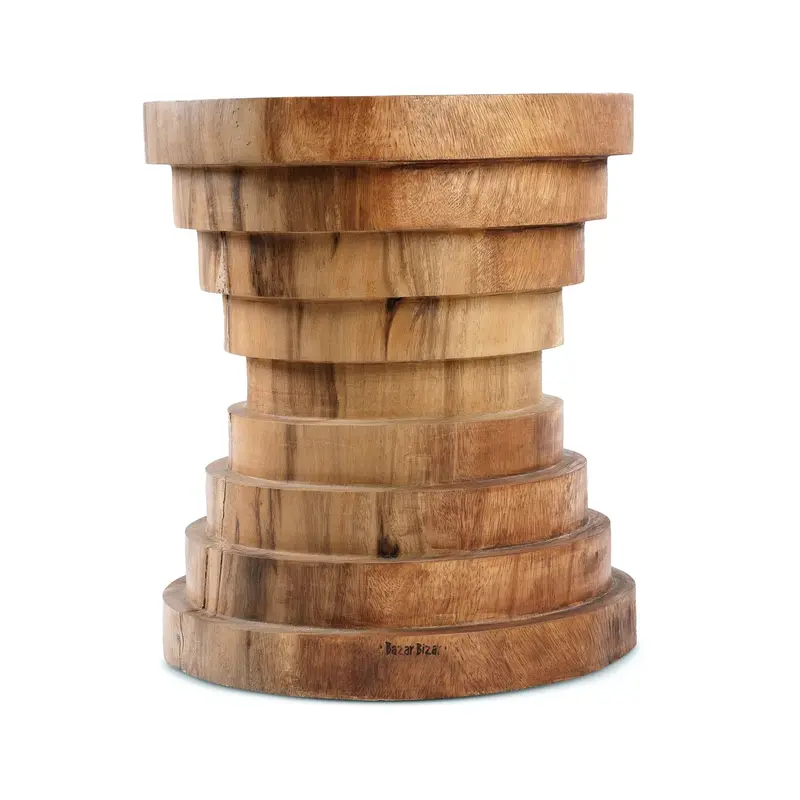 Bazar Bizar Mazu Stool - Natural