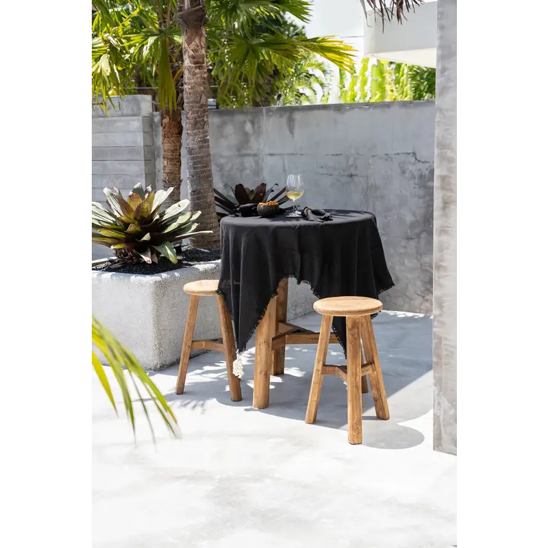 Bazar Bizar-collectie Linnen Servet - Zwart -150x150