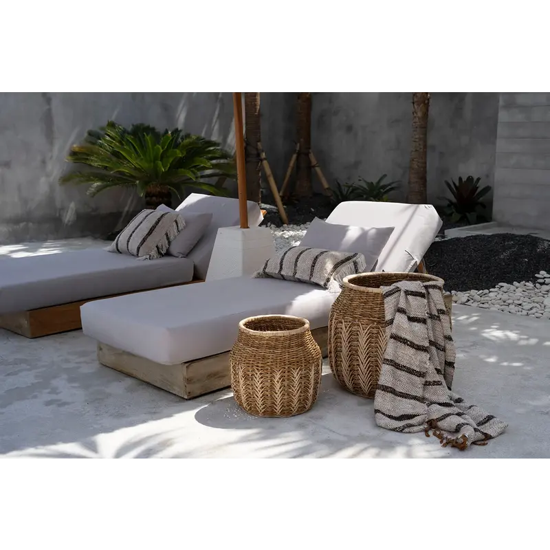 Bazar Bizar The Oh My Gee Cushion Cover - Bohemian White - 30x50