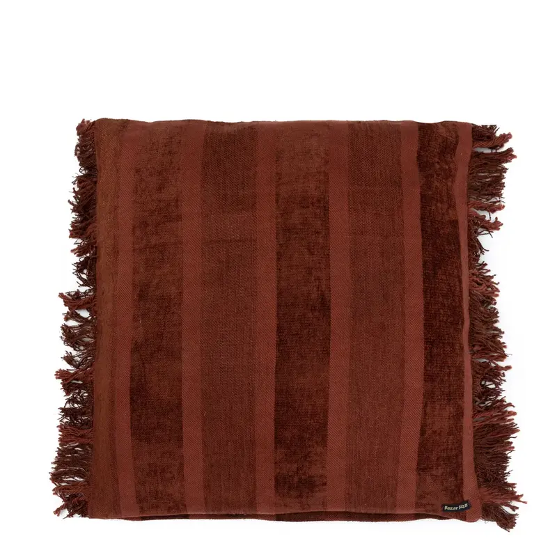 Bazar Bizar Oh My Gee Kussenhoes - Bordeaux Velvet - 60x60