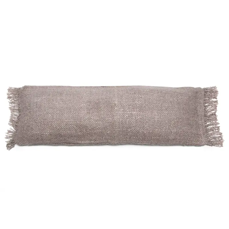 Bazar Bizar-collectie Oh My Gee Kussenhoes - Parel Grijs - 35x100