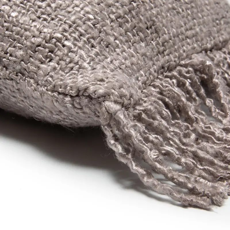 Bazar Bizar-collectie Oh My Gee Kussenhoes - Parel Grijs - 35x100