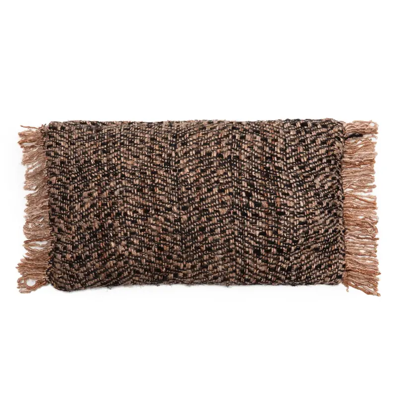 Bazar Bizar-collectie De Oh My Gee Kussenhoes - Zwart Koper - 30x50