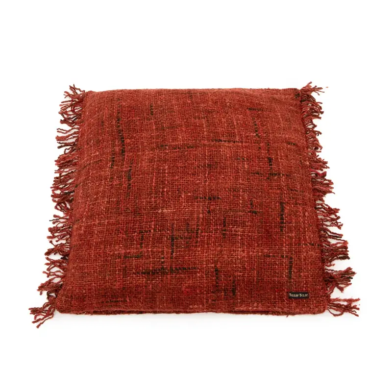 Bazar Bizar-collectie De Oh My Gee Kussenhoes -  Kersenrood - 60x60