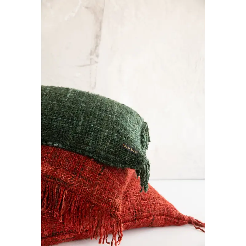 Bazar Bizar-collectie De Oh My Gee Kussenhoes -  Kersenrood - 60x60