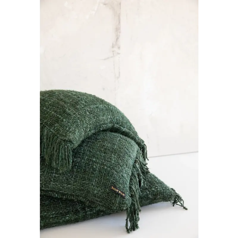 Bazar Bizar De Oh My Gee Kussenhoes - Donkergroen - 30x50