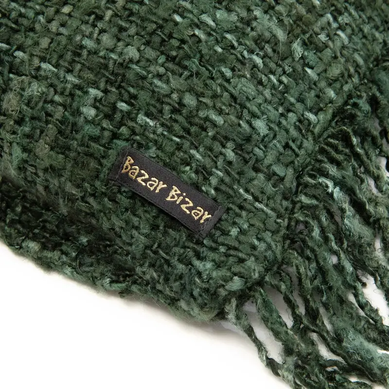 Bazar Bizar-collectie Oh My Gee Kussenhoes - Donkergroen - 35x100