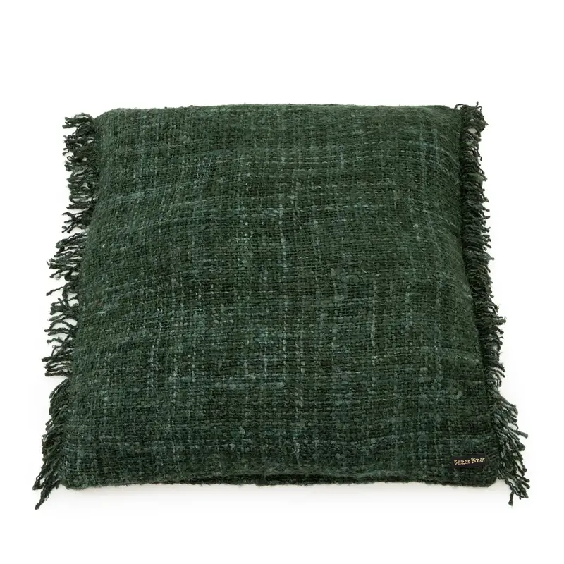 Bazar Bizar-collectie De Oh My Gee Kussenhoes -  Donkergroen - 60x60