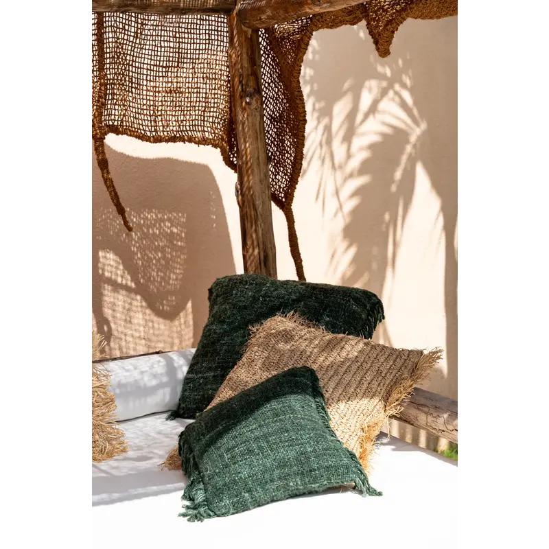 Bazar Bizar-collectie De Oh My Gee Kussenhoes -  Donkergroen - 60x60