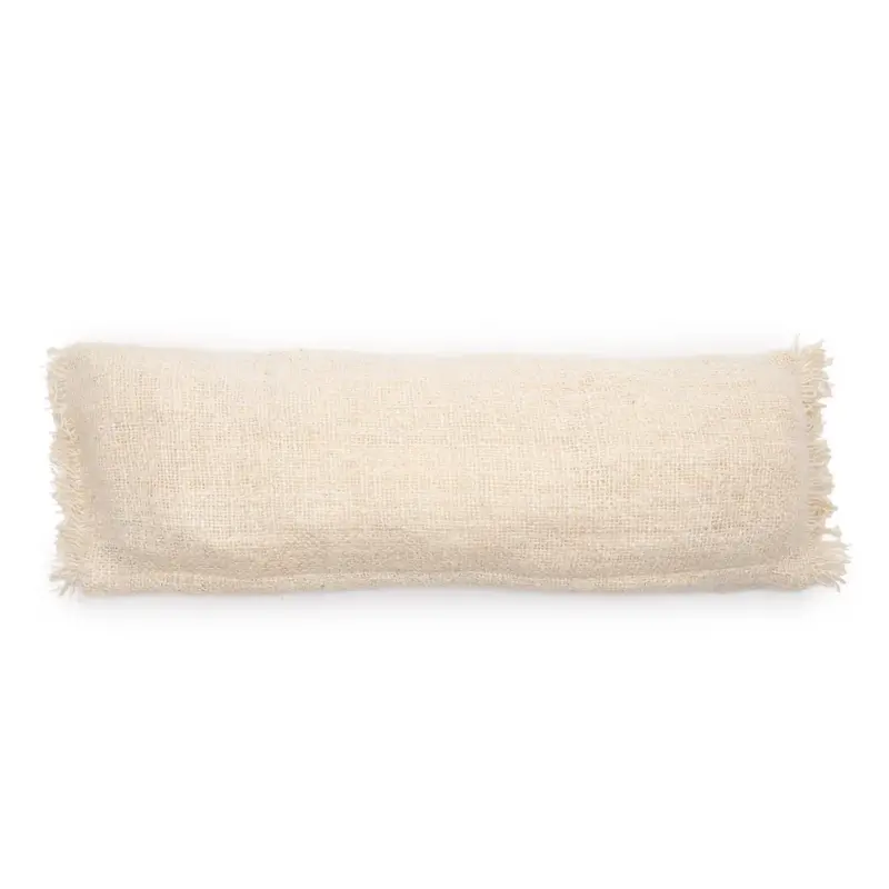 Bazar Bizar-collectie Oh My Gee Kussenhoes - Crème - 35x100