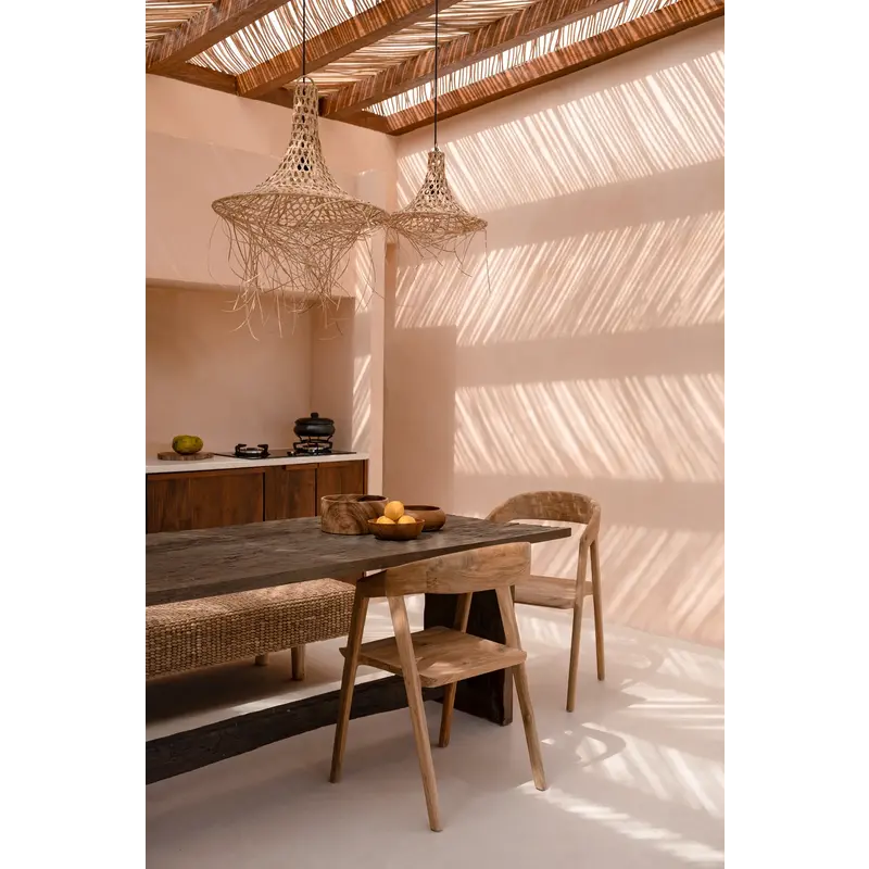 Bazar Bizar The Mykonos Hanging Lamp - Natural - M