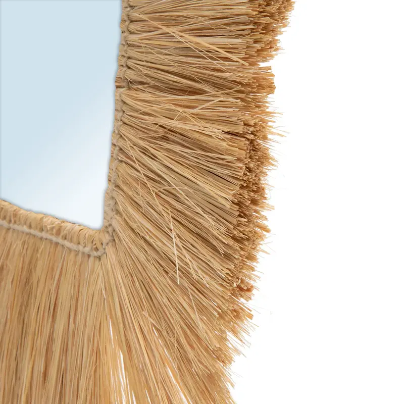 Bazar Bizar-collectie Goa Spiegel - Natural - M