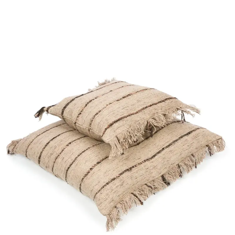 Bazar Bizar The Oh My Gee Cushion Cover - Beige Black - 40x40