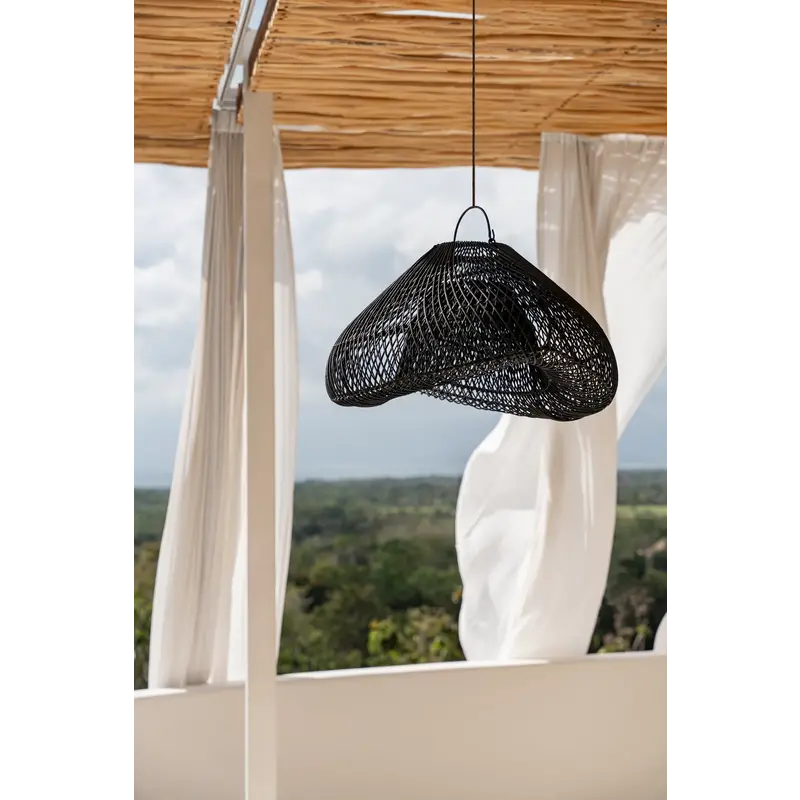 Bazar Bizar-collectie Cloud Hanglamp - Zwart - M
