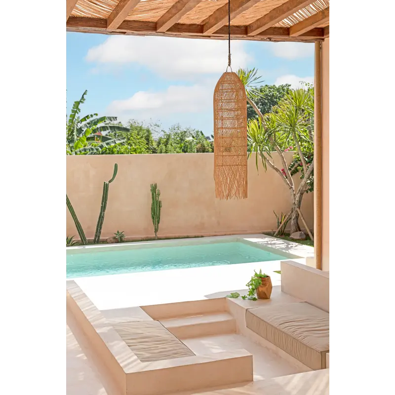 Bazar Bizar Squid Hanglamp - Naturel - L