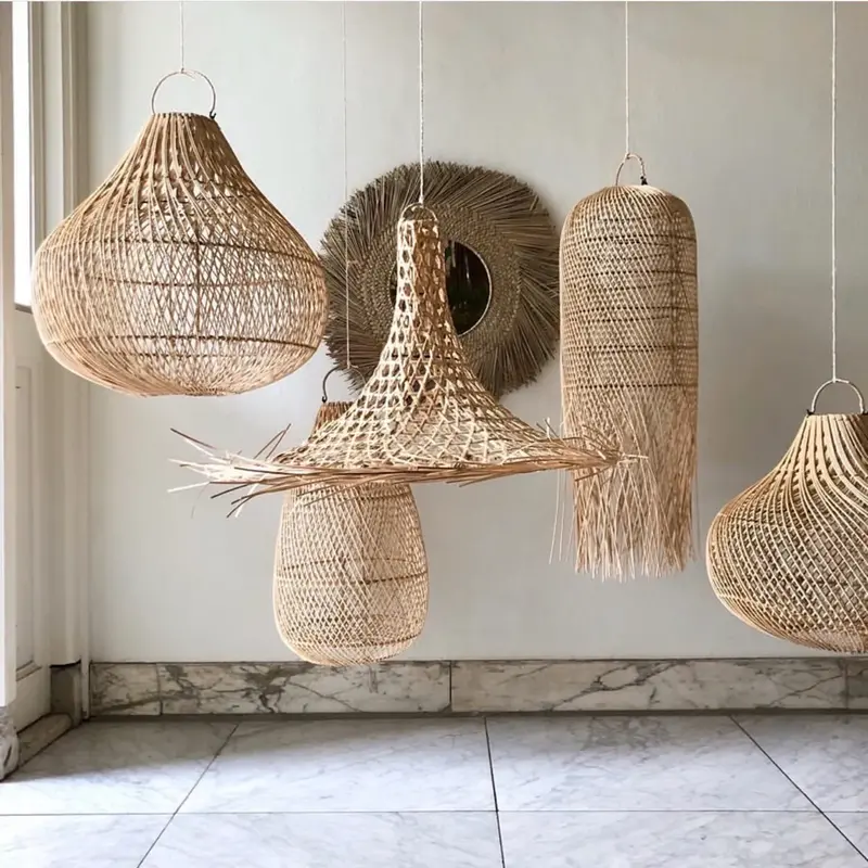 Bazar Bizar Mykonos Hanglamp - Naturel - L