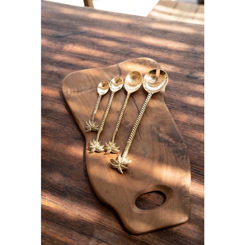 Bazar Bizar-collectie Palm Tree Saladevork - Goud