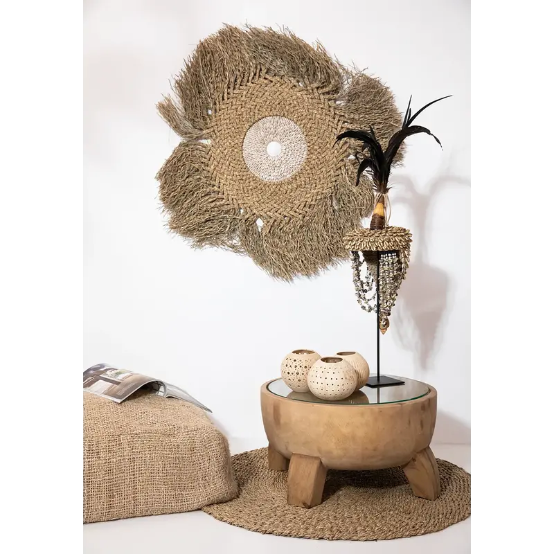 Bazar Bizar-collectie Mekong River Tapijt - Naturel - 90