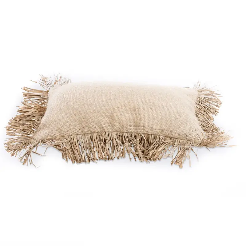 Bazar Bizar Jute Bonita Kussenhoes - Naturel - 30x50