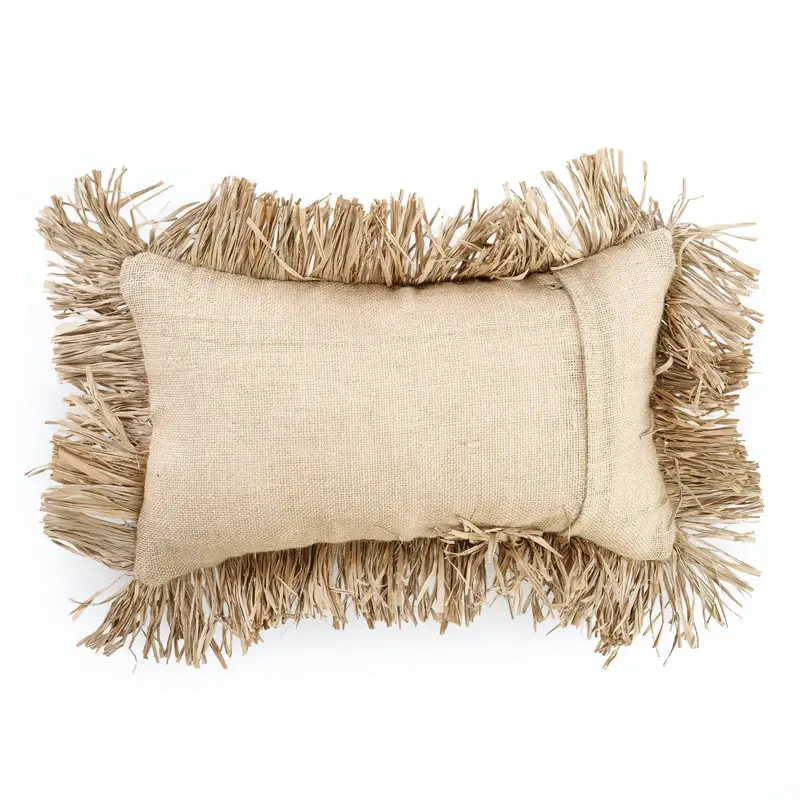 Bazar Bizar Jute Bonita Kussenhoes - Naturel - 30x50