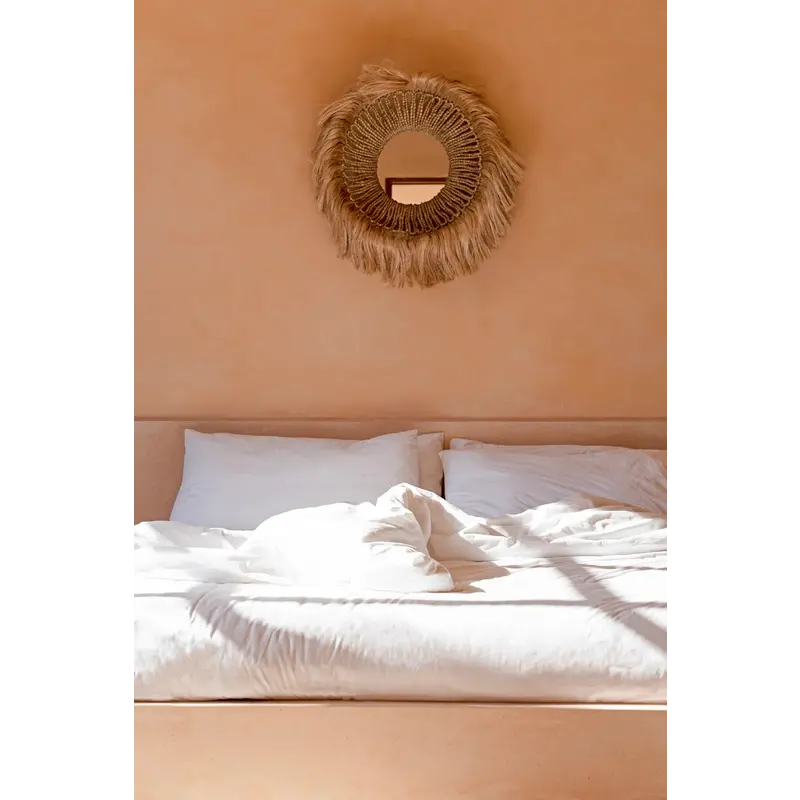 Bazar Bizar The Abaca Solomon Mirror - Natural