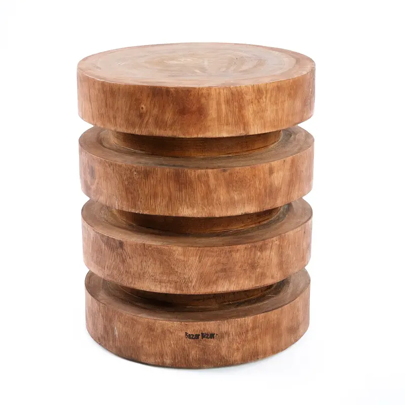Bazar Bizar Massaka Stool - Natural