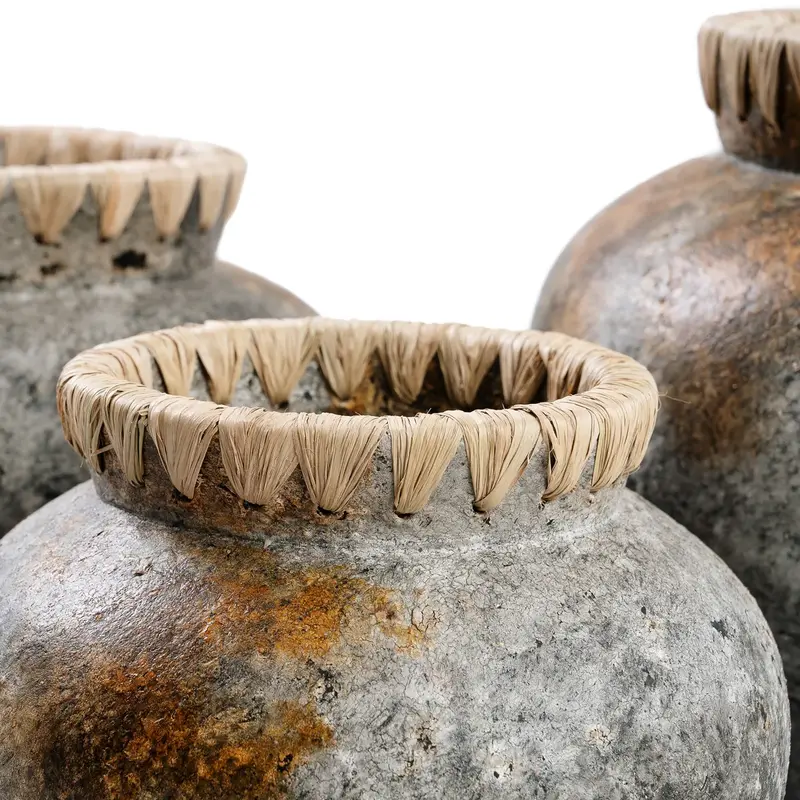 Bazar Bizar The Styly Vase - Antique Gray - M