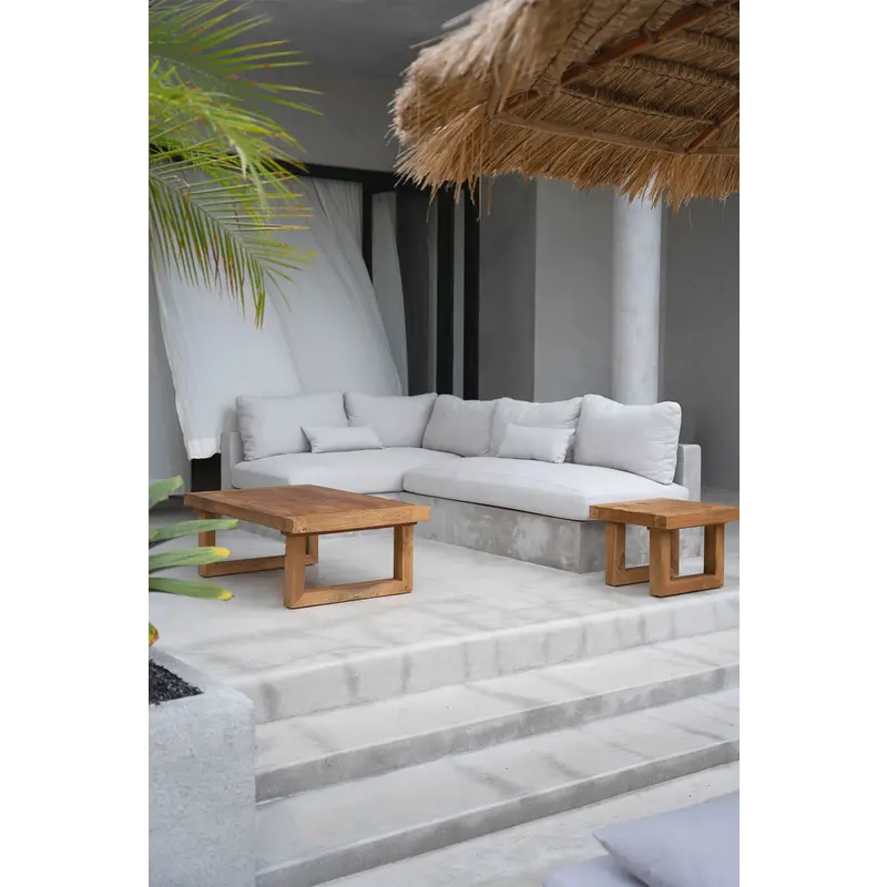 Bazar Bizar-collectie Reclaimed Teak Salontafel - Naturel