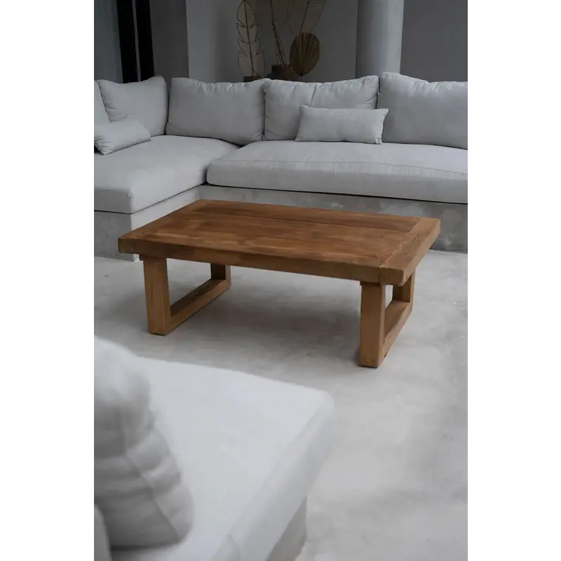 Bazar Bizar-collectie Reclaimed Teak Salontafel - Naturel