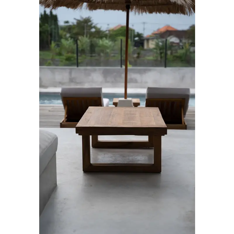 Bazar Bizar-collectie Reclaimed Teak Salontafel - Naturel