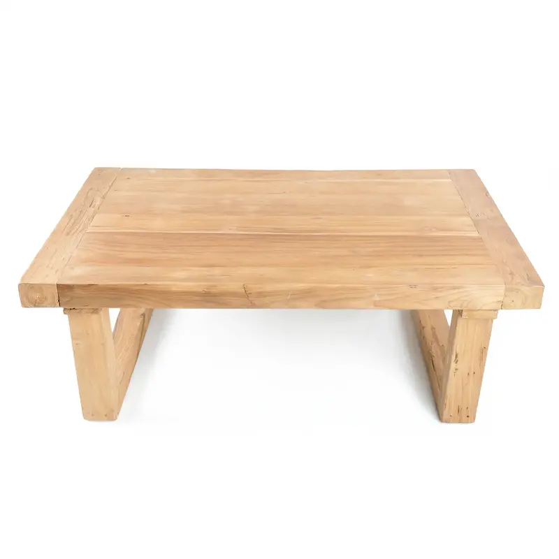 Bazar Bizar-collectie Reclaimed Teak Salontafel - Naturel
