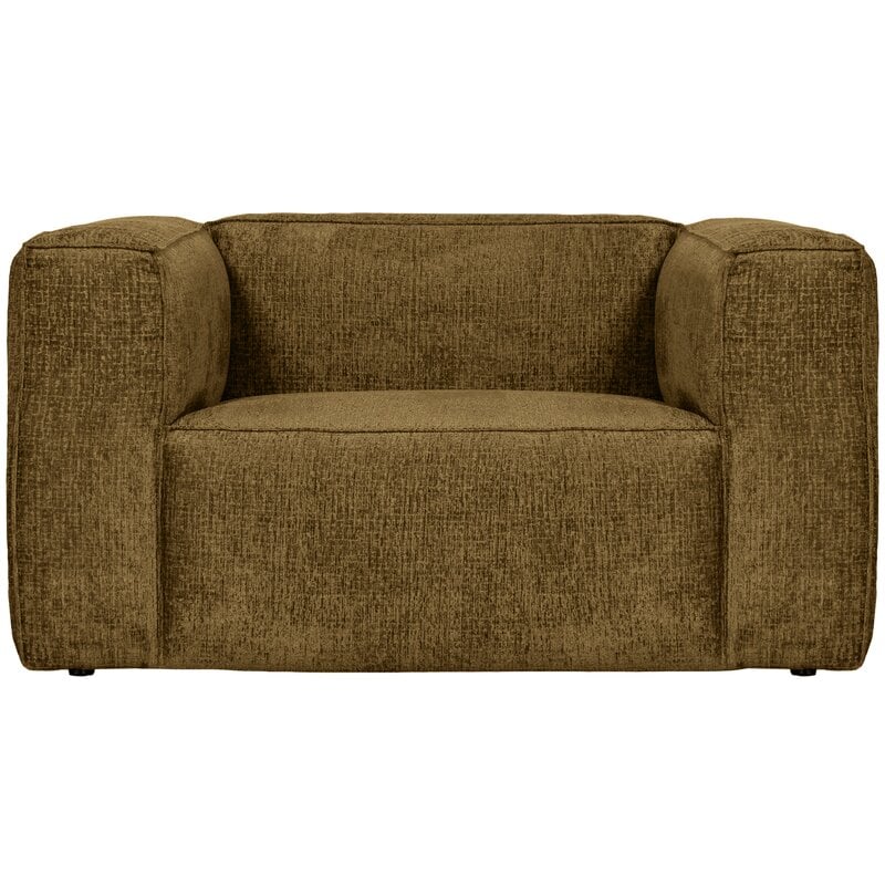 WOOOD-collectie Bean Fauteuil Structure Velvet Spices