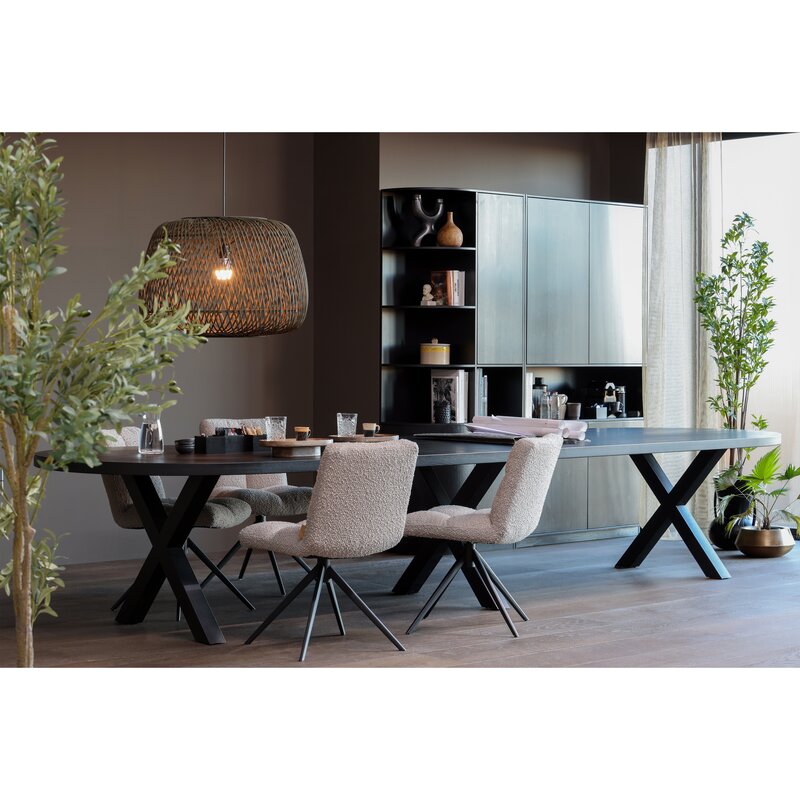 WOOOD-collectie FINCA OPBERGKAST 110CM GRENEN DIEPZWART [fsc]