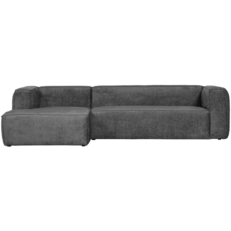 WOOOD-collectie Bean Hoekbank Links Structure Velvet Cloud Sky