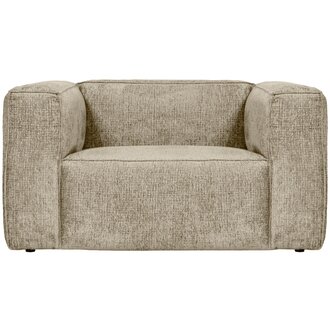 WOOOD Bean Fauteuil Structure Velvet Buttermilk