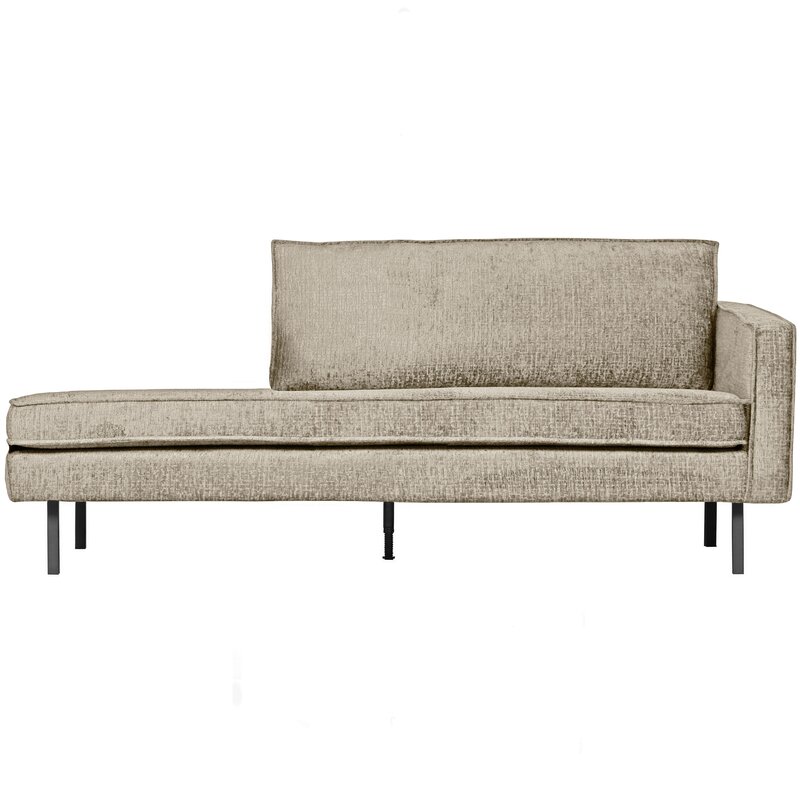 WOOOD-collectie Rodeo Daybed Right Structure Velvet Wheatfield