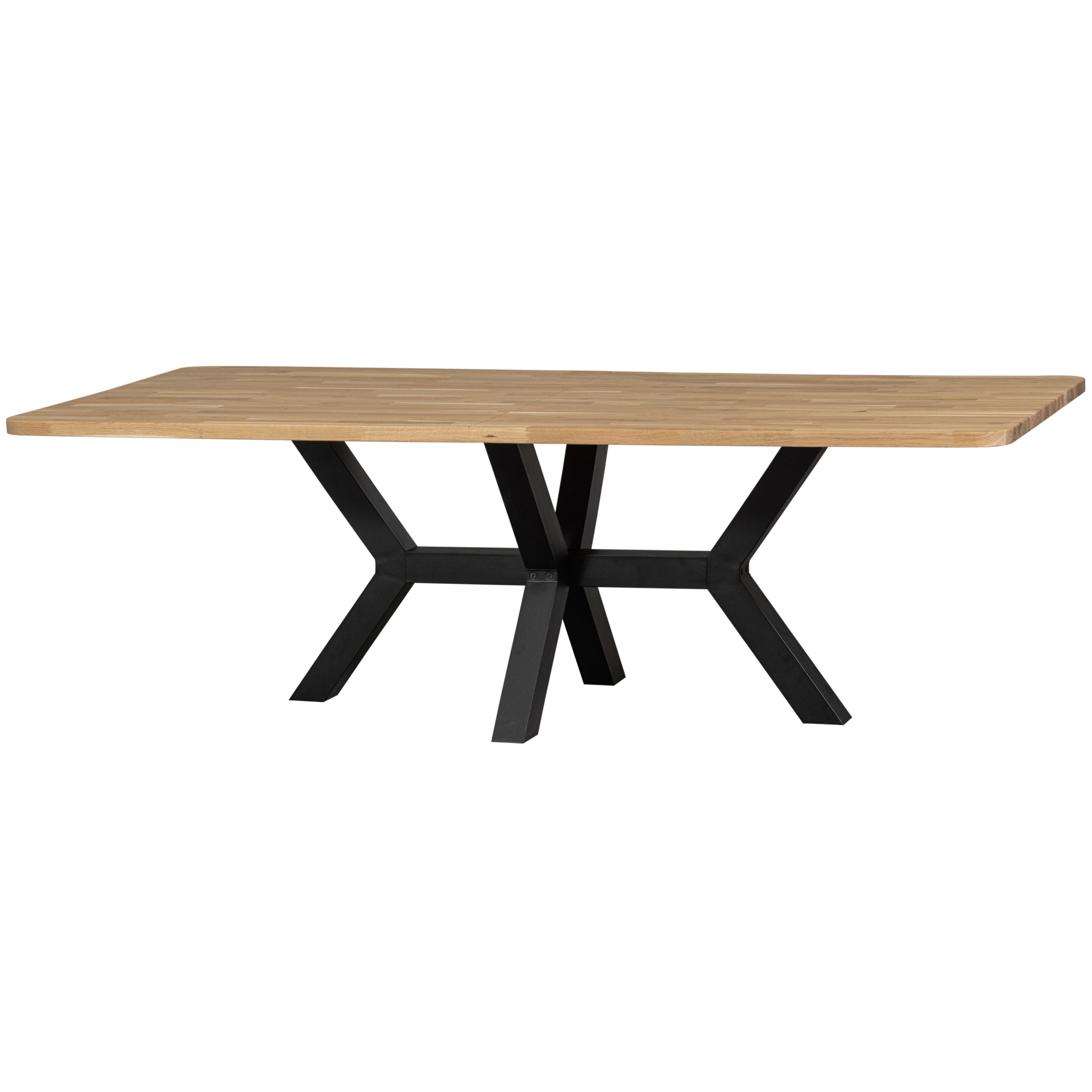 WOOOD-collectie COMBI-TABLO: XL TAFELBLAD EIKEN 240X100 & ZEELAND POOT [fsc]