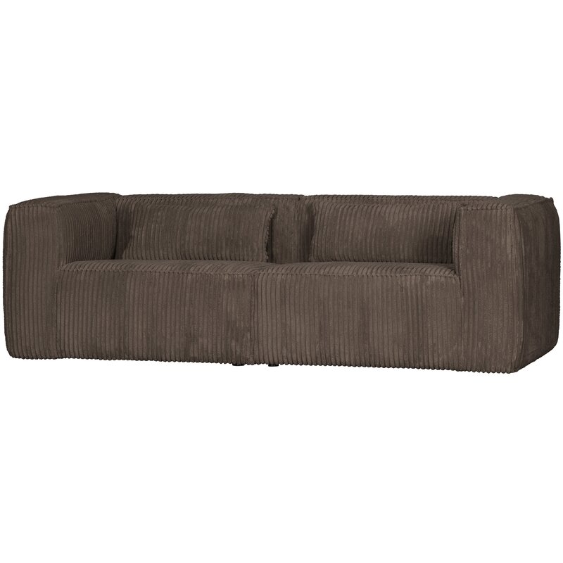 WOOOD-collectie Bean 3,5-Zits Bank Grove Ribstof Mud