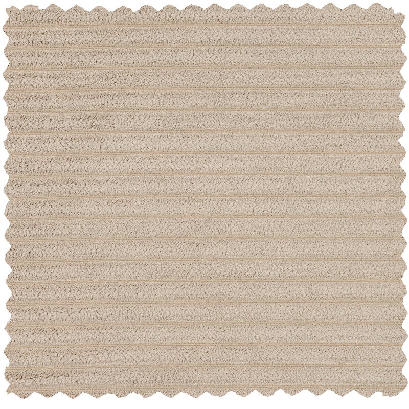 WOOOD-collectie Bean 3,5-Zits Bank Grove Ribstof Travertin