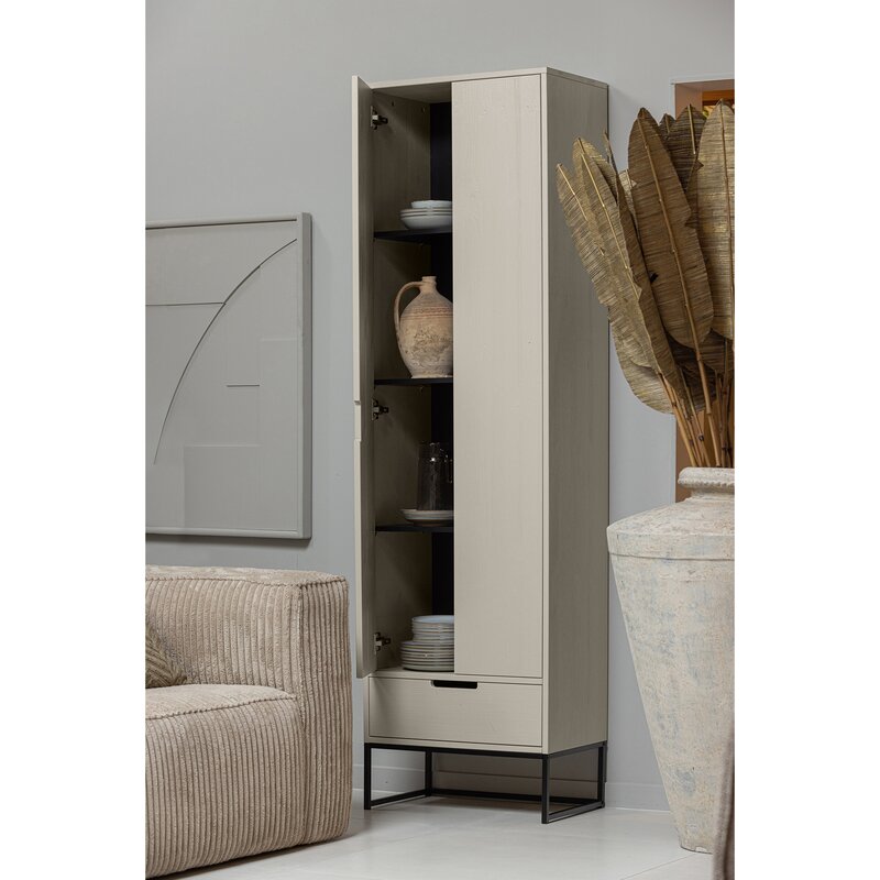 WOOOD-collectie SILAS HOGE KAST GRENEN DUST [fsc]