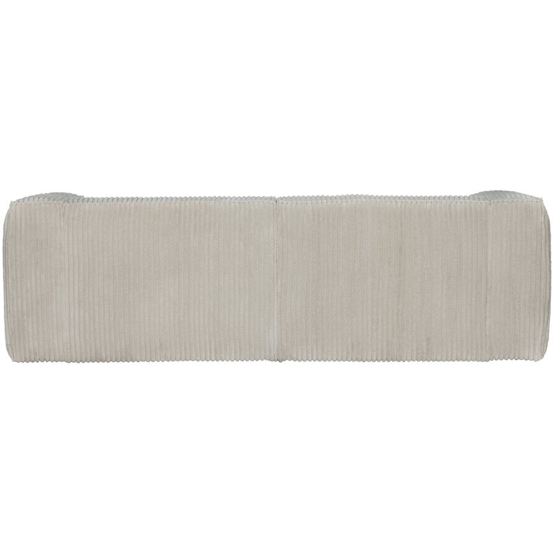 WOOOD-collectie Bean 3,5-Zits Bank Grove Ribstof Naturel