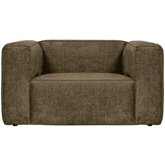 WOOOD Bean Fauteuil Structure Velvet Moss