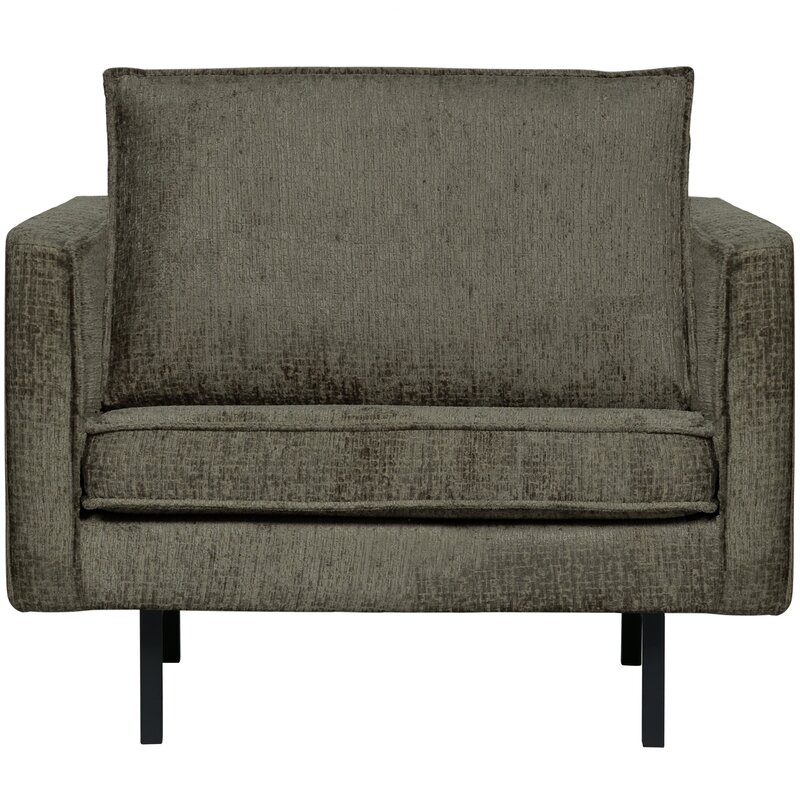 WOOOD-collectie RODEO FAUTEUIL STRUCTURE VELVET FROST