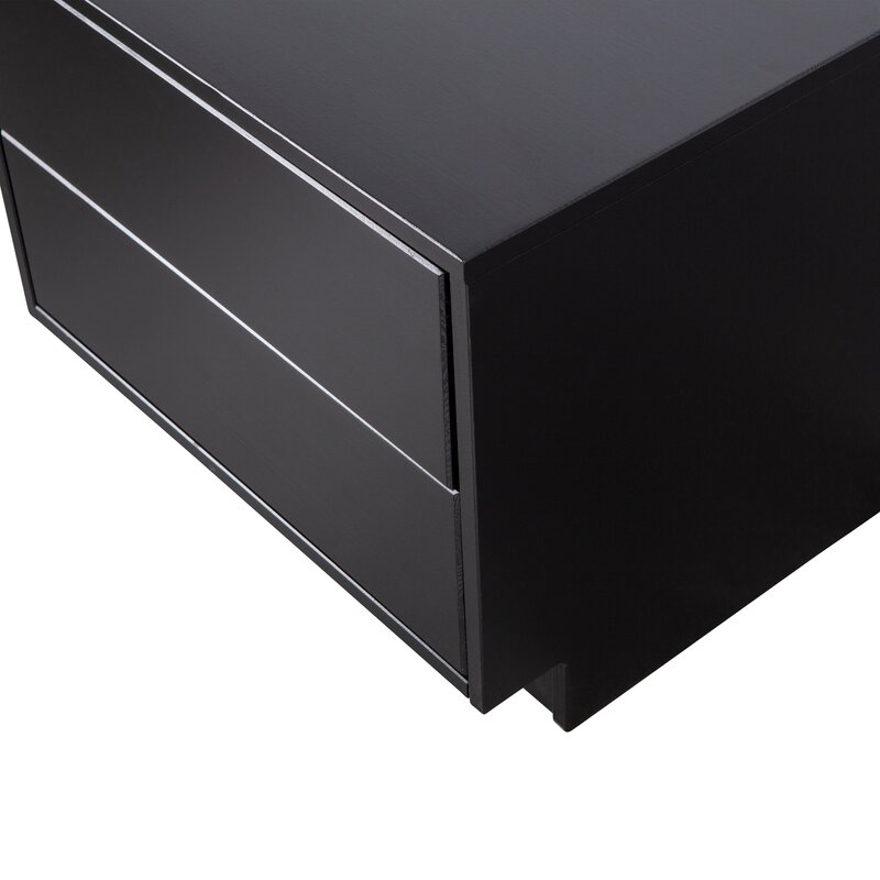 WOOOD-collectie FINCA TV MEUBEL 50CM GRENEN DIEPZWART [fsc]