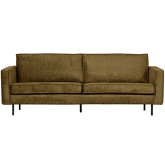 WOOOD Rodeo Bank 2,5-Zits Structure Velvet Brass